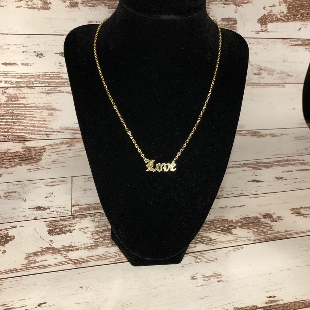 ❤️Love necklace - Gold tone